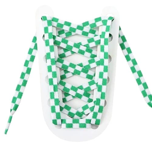 Snørebånd - Skakbrætmønster - Flade [120 cm] - Sneakers - Flere farvevalg