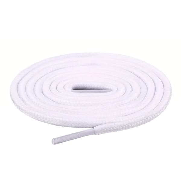 Kengännauhat - Pyöreät [100 cm] - Useita värivaihtoehtoja Valkoinen One-size