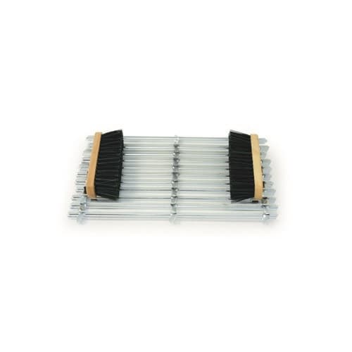 Bentley Boot Scraper Matta med borstar Silver One Size