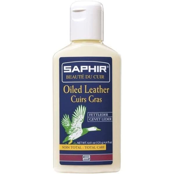 SAPHIR Oljig läderkräm - 125 ml - Mörkbrun