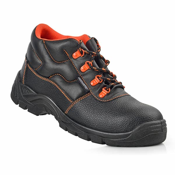 Sikkerhedssko s3 src Blackleather Sort Læder - 40