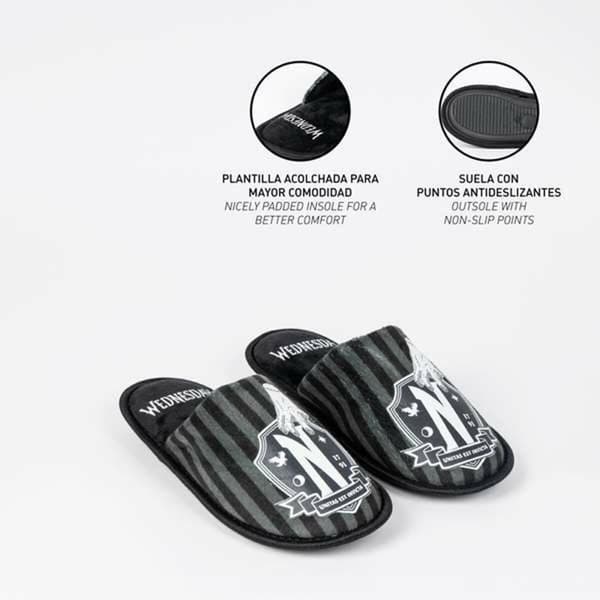 Hustofflor Wednesday Svart - 40-41