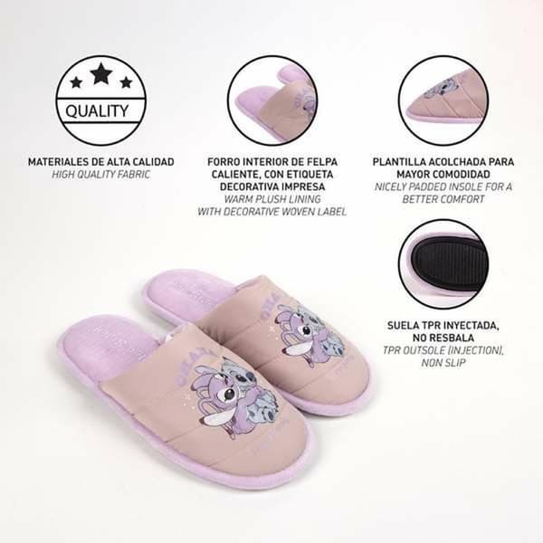 Hustofflor Stitch Lila - 36-37