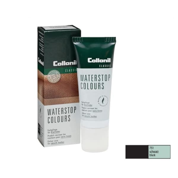 WATERSTOP COLOURS svart - COLLONIL BLACK vattentätande vax 75ml