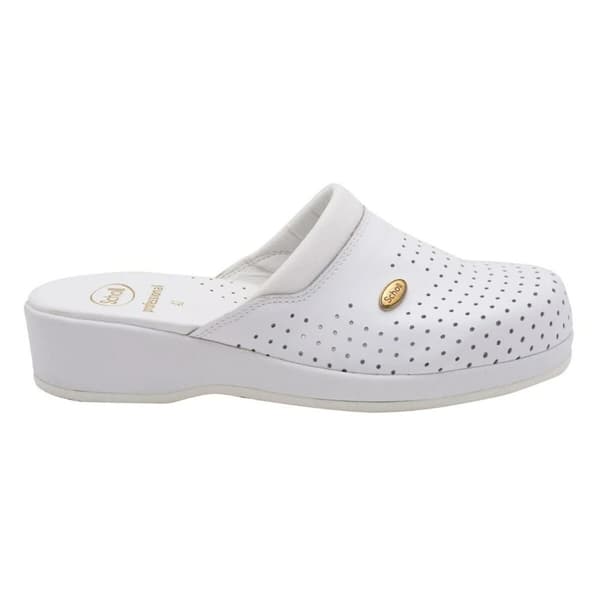 Træsko Scholl Clog Backguard Hvid - 37