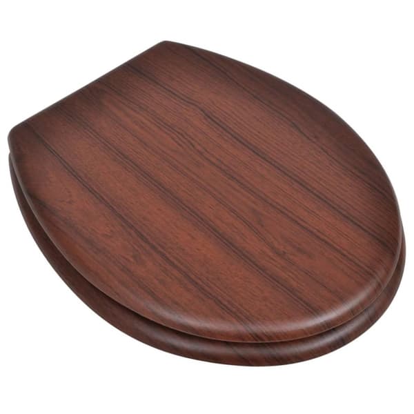 vidaXL Toalettsete MDF stilrent design brun