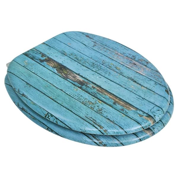 vidaXL Toalettsete med MDF Lokk Gammelt Treverk Design