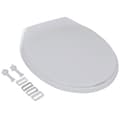 Miniatyrbilde 2 av 8: vidaXL Mykt-lukkende toalettstol oval