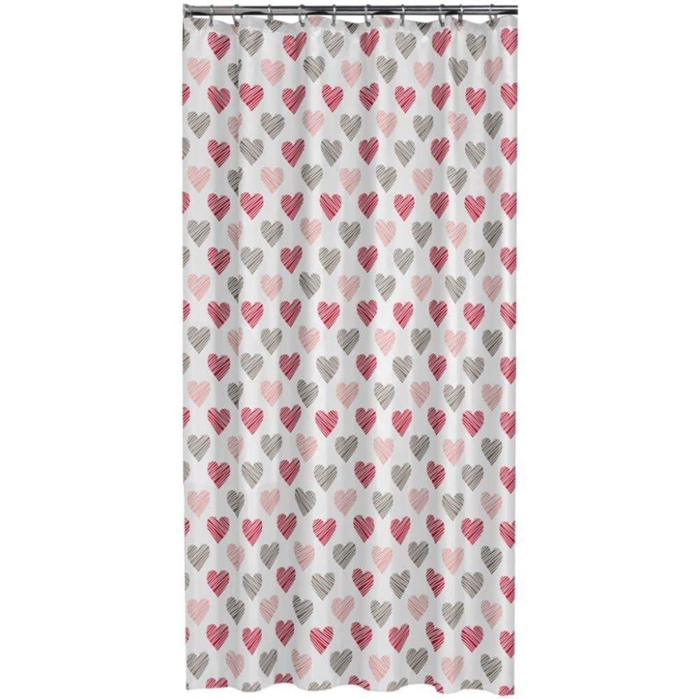 Sealskin Dusjforheng Amor 180 cm rød 235241359