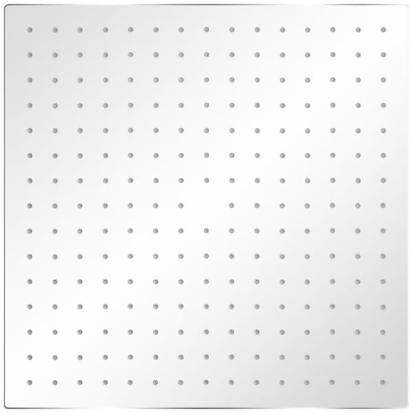 vidaXL Regndusjhode Rustfritt Stål 40x40 Firkant