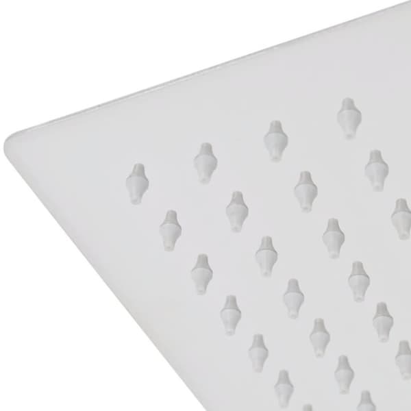 vidaXL Regndusjhode Rustfritt Stål 20x20 Firkant