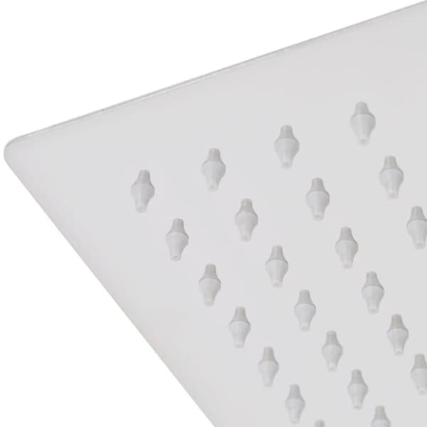 vidaXL Regndusjhode Rustfritt Stål 25x25 Firkant