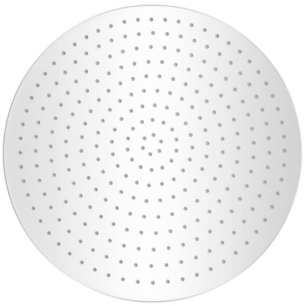 vidaXL Brusehoved rustfrit stål 50 cm rund