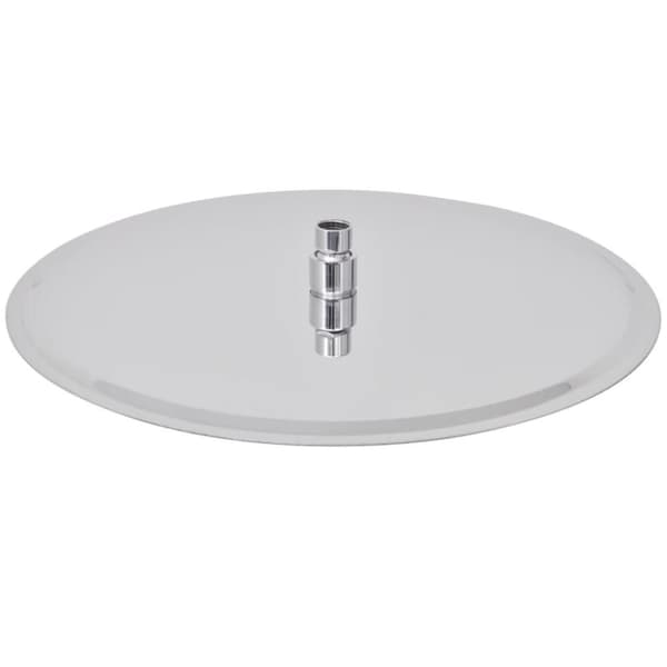 vidaXL Brusehoved rustfrit stål 40 cm rund