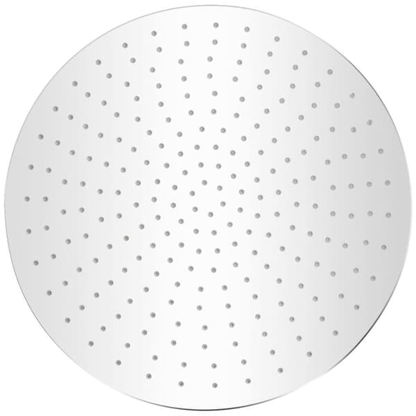 vidaXL Brusehoved rustfrit stål 40 cm rund