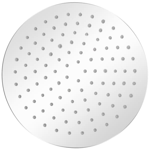 vidaXL Brusehoved rustfrit stål 25 cm rund