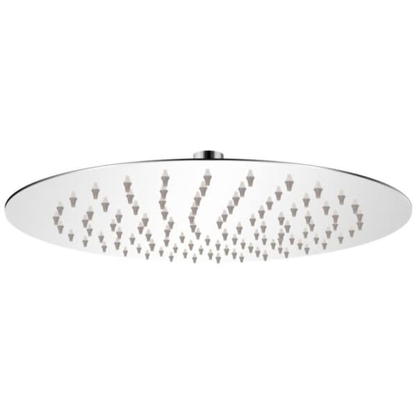 vidaXL Brusehoved rustfrit stål 25 cm rund
