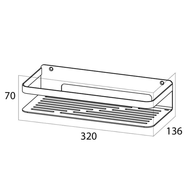 Tiger Dusjkurv Caddy krom stor 1400230346