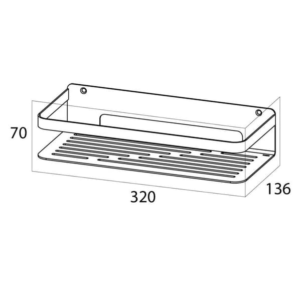 Tiger Duschhylla Caddy silver stor 1400230946