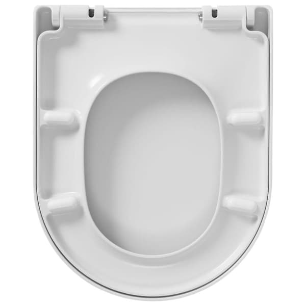 Tiger Myktlukkende toalettsete Memphis duroplast hvit 252930646