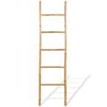 Miniatyrbilde 2 av 4: vidaXL Håndklestiger med 5 trinn bambus 150 cm