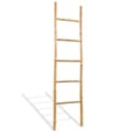 Miniatyrbilde 1 av 4: vidaXL Håndklestiger med 5 trinn bambus 150 cm