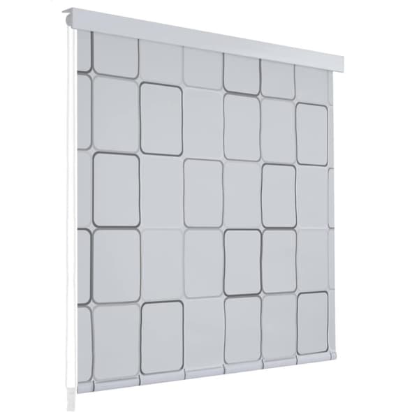 vidaXL Rullgardin för dusch 160x240 cm fyrkant