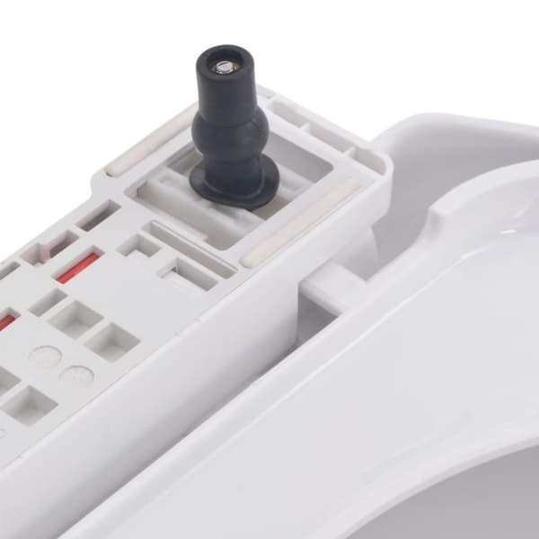 vidaXL Toalettsete med soft-close og hurtigfeste hvit