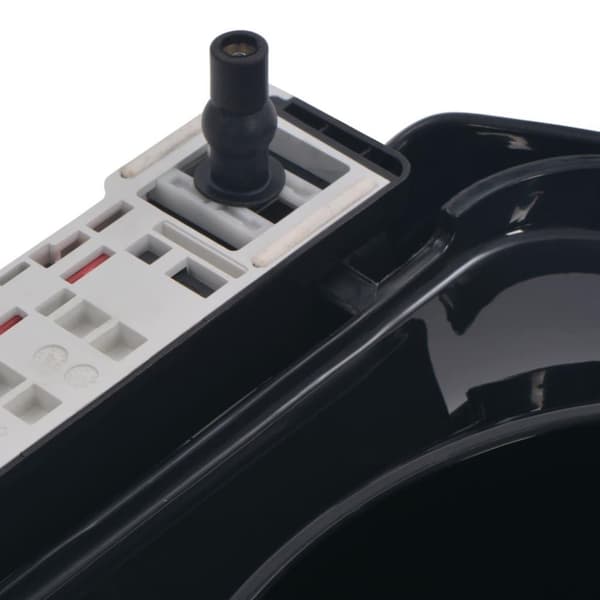 vidaXL toiletsæde med soft-close og quick release-design sort