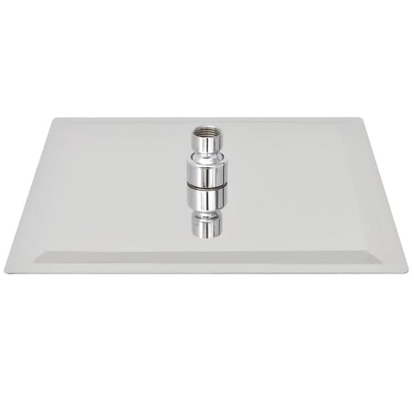 vidaXL brusehoved rainshower-funktion 2 stk. rustfrit stål 25 x 25 cm
