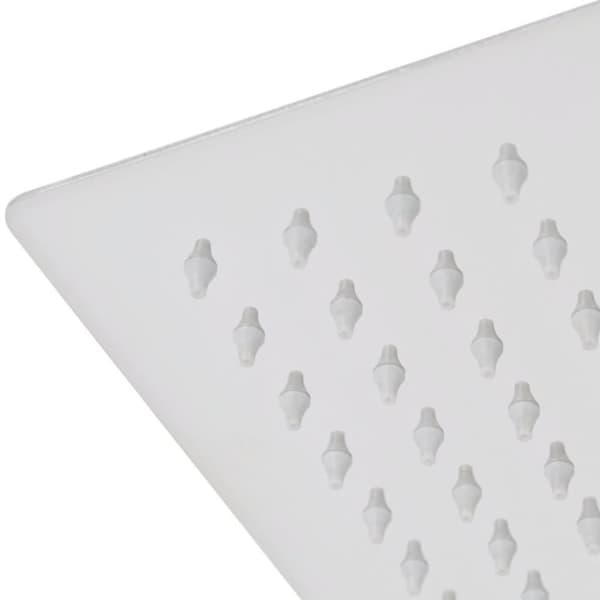 vidaXL brusehoved rainshower-funktion 2 stk. rustfrit stål 25 x 25 cm