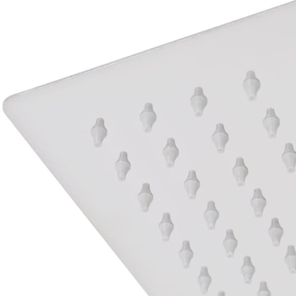 vidaXL Regnduschhuvud 2 st rostfritt stål 40x40 cm