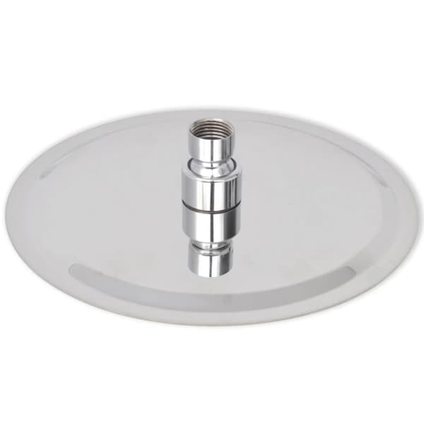 vidaXL brusehoved rainshower-funktion 2 stk. rustfrit stål Ø 20 cm