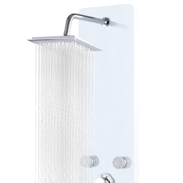 vidaXL bruserpanel 25 x 44,6 x 130 cm hvid