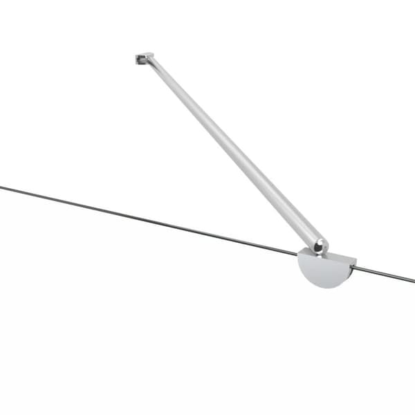 vidaXL brusevæg til badekar 120x68x130 cm hærdet glas stribet