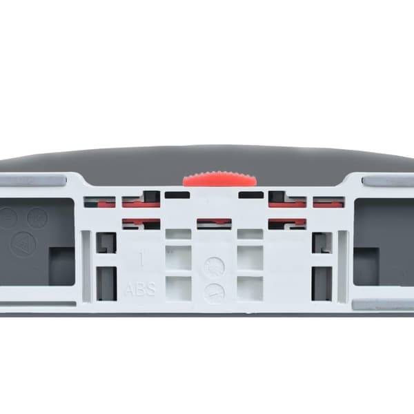 vidaXL toiletsæde med soft close og  quick release-funktion oval grå