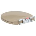 Miniatyrbilde 6 av 10: vidaXL Toalettsete myktlukkende med hurtigutløsing beige oval