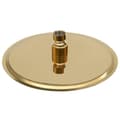 Miniatyrbild 6 av 7: vidaXL Takduschhuvud rostfritt stål 20 cm rund guld