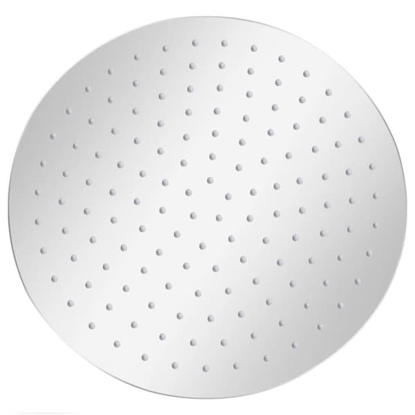 vidaXL regnbrusehoved 30 cm rund rustfrit stål 304
