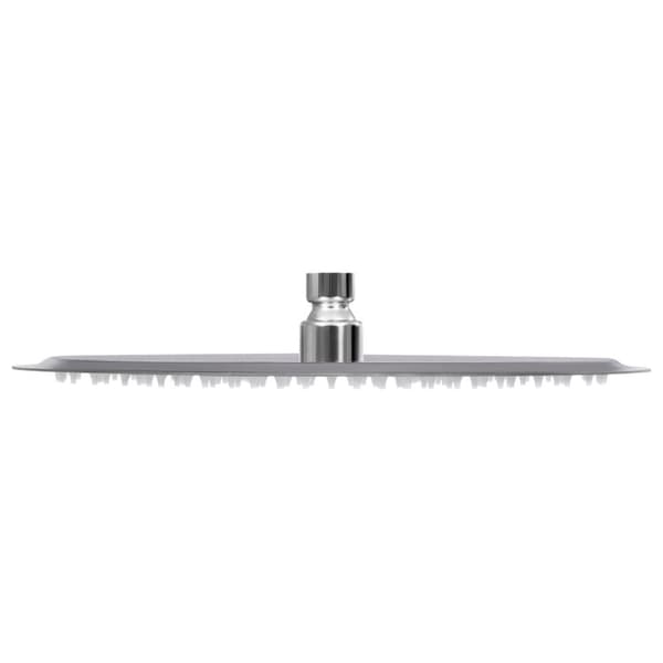 vidaXL regnbrusehoved 30 cm rund rustfrit stål 304