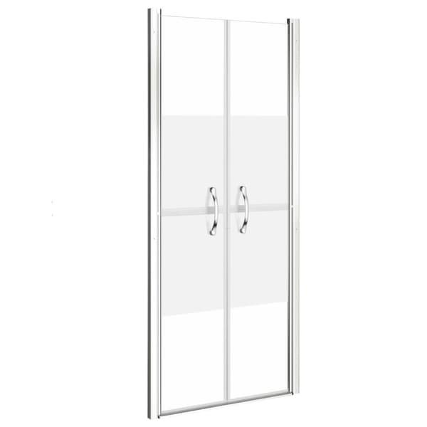 vidaXL Duschdörr halvfrostad ESG 81x190 cm