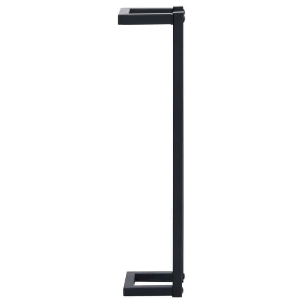 vidaXL Håndklestativ svart 12,5x12,5x60 cm jern