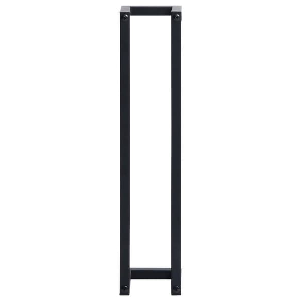 vidaXL håndklædeholder 12,5x12,5x60 cm jern sort
