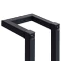 Miniatyrbillede 6 af 9: vidaXL håndklædeholder 12,5x12,5x60 cm jern sort