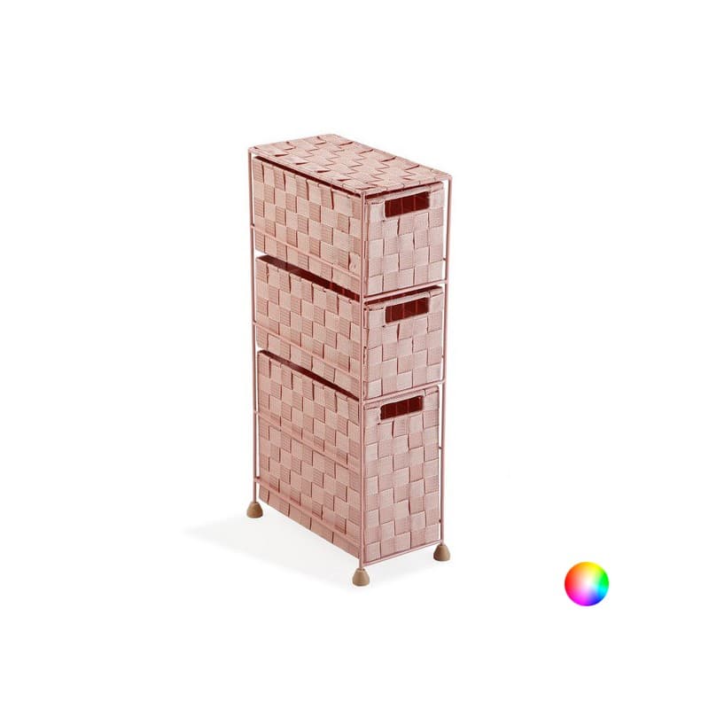 Avlastningsmöbler 3 lådor polypropen (28 x 57 x 15,5 cm)