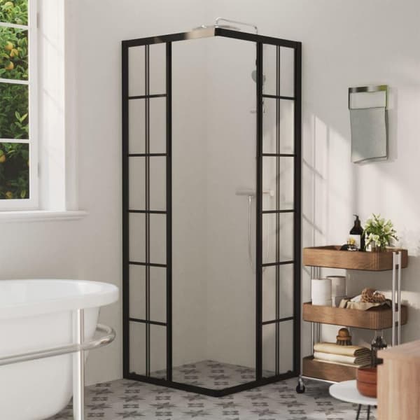 vidaXL Duschvägg ESG 70x70x180 cm