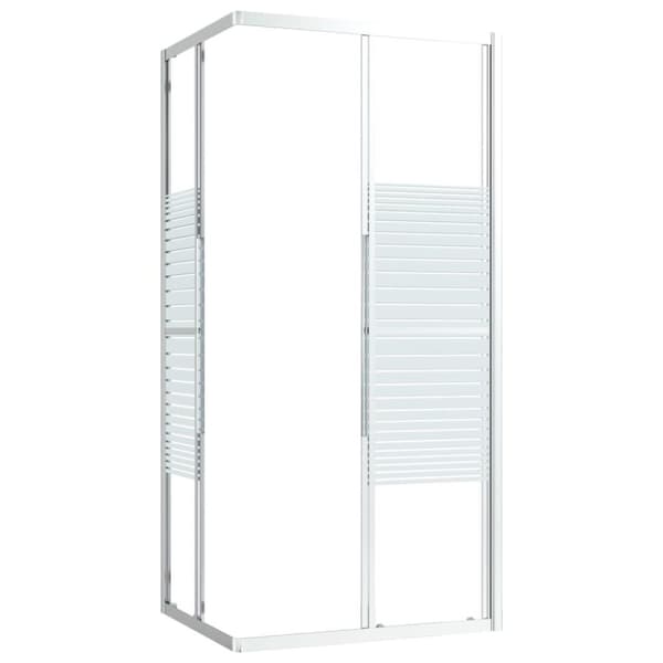 vidaXL Duschvägg ESG 70x70x180 cm