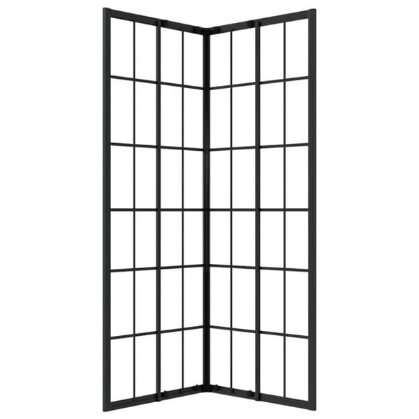vidaXL brusekabine 70x70x180 cm sikkerhedsglas