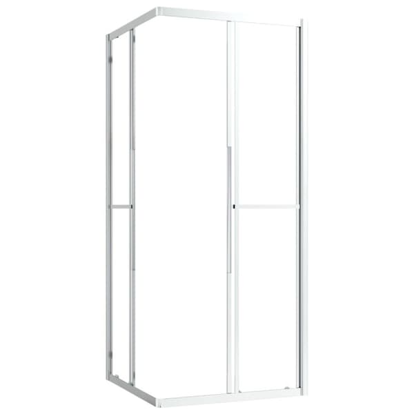 vidaXL brusekabine 80x80x180 cm sikkerhedsglas