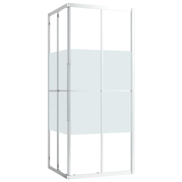 vidaXL brusekabine 80x70x180 cm sikkerhedsglas